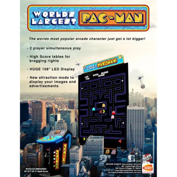 World's Largest Pac-Man Arcade – Buy Giant Pac-Man Machine